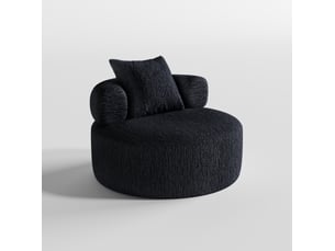 Fauteuil fixe MODFU Polyester noir