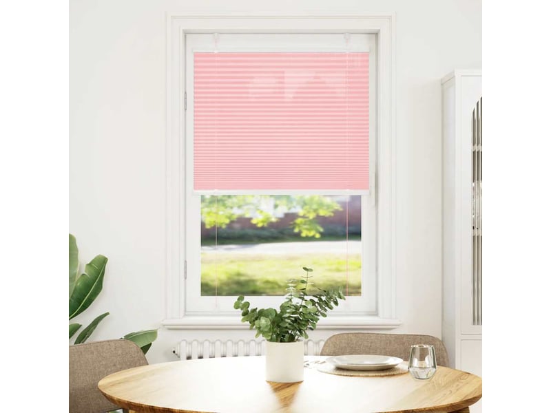 Store plissé, store de fenêtre rose 80x150 cm largeur du tissu 79,4 cm polyester cf47007 - Conforama A