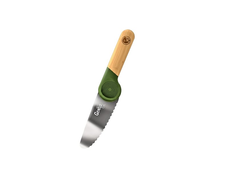 Le couteau educatif genius cut couleur olive provence GCUT-OP - Conforama A