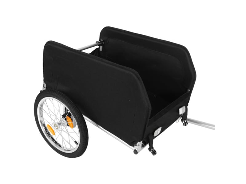  Remorque vélo cargo grisnoir 40 kg, roues 16 pouces, housse étanche amovible  - Conforama B