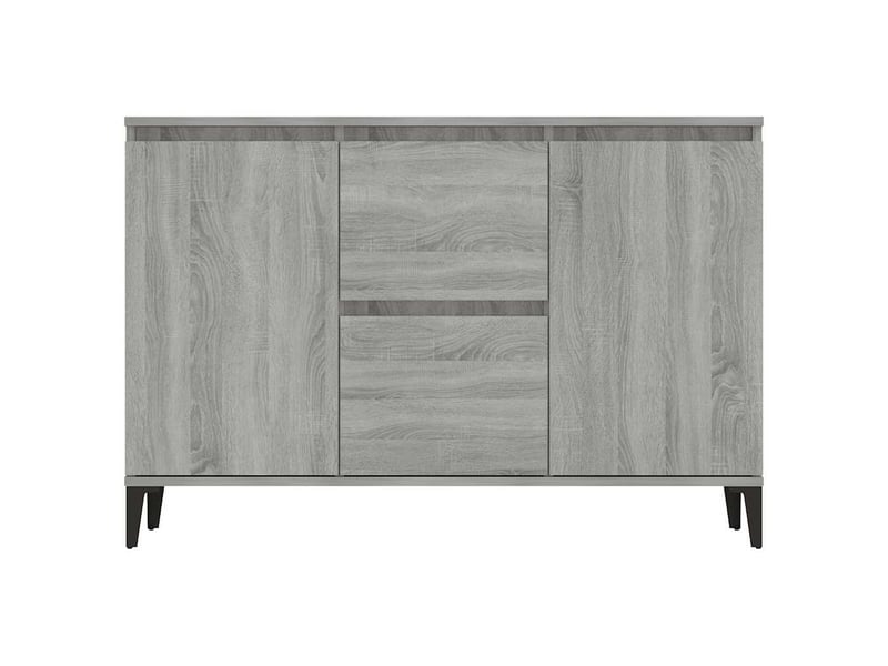  Buffet - bahut - meuble de rangement sonoma gris 102x35x70 cm bois d'ingénierie  - Conforama E