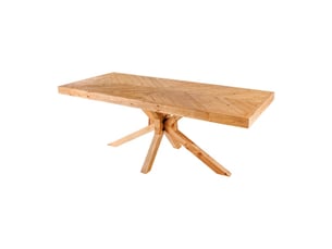 Table de salle à manger lovark – rectangulaire 200 cm – bois massif de pin