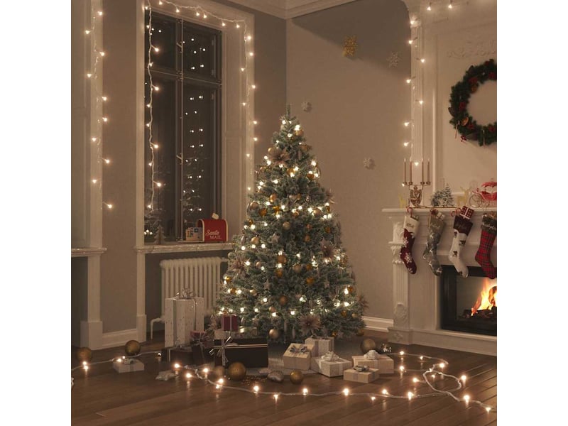  Guirlande led, éclairage de noël avec 300 led blanc chaud 30 m pvc cf62361  - Conforama B
