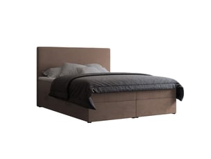 Lit coffre 140x200 cm IDOHOME  GIULIA coloris marron