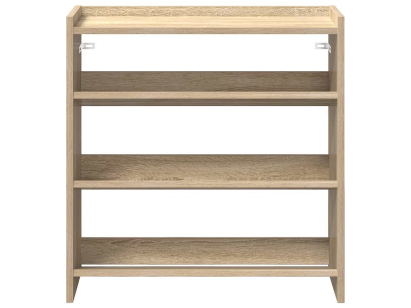  Meuble à chaussures, étagère à chaussures chêne sonoma 60x25x62 cm bois d'ingénierie  - Conforama A