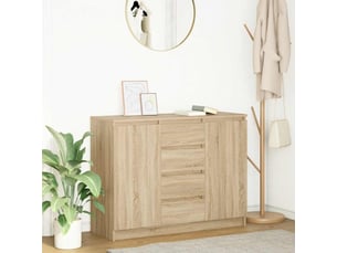 Buffet 2 porte(s)  1 tiroir(s)   - 100.5 cm coloris marron 
