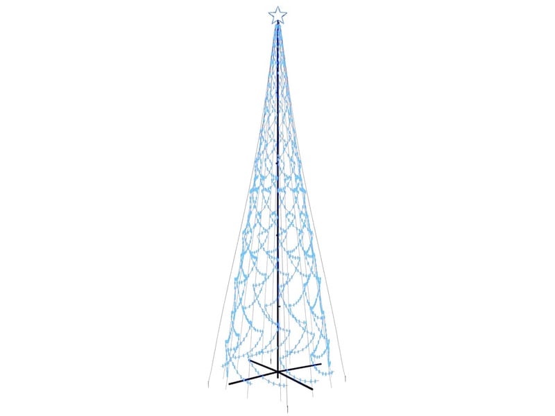  Arbre de noël, sapin de noël cône 3000 led bleues 230x800 cm  - Conforama A