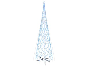 Arbre de noël, sapin de noël cône 3000 led bleues 230x800 cm
