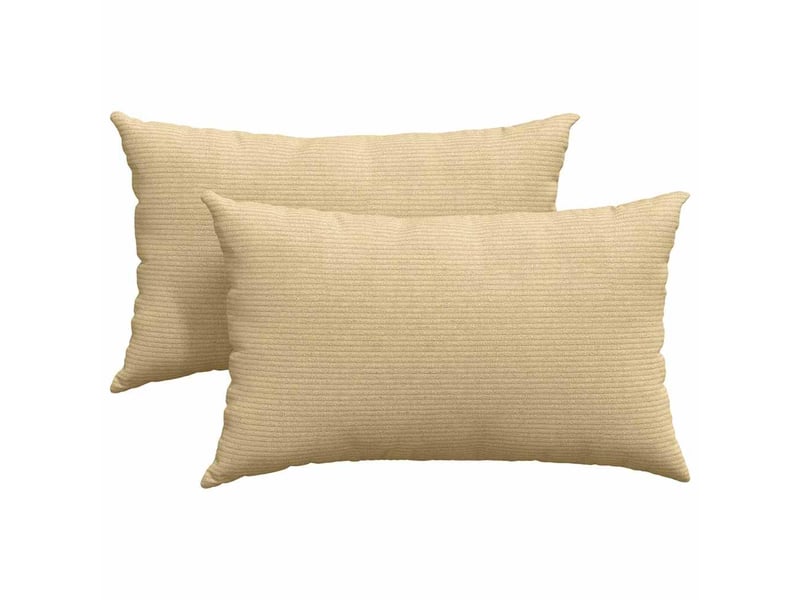  Lot de 2 coussins de canapé, coussins décoratifs vert gris 50 x 30 cm cf59202  - Conforama A