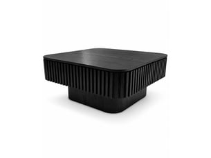 Table basse carré(e) coloris noir  IKSETERA TRADING LTD - 75 cmx75 cm