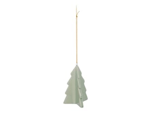 Suspension de sapin motif sapin en céramique brillante 9 cm