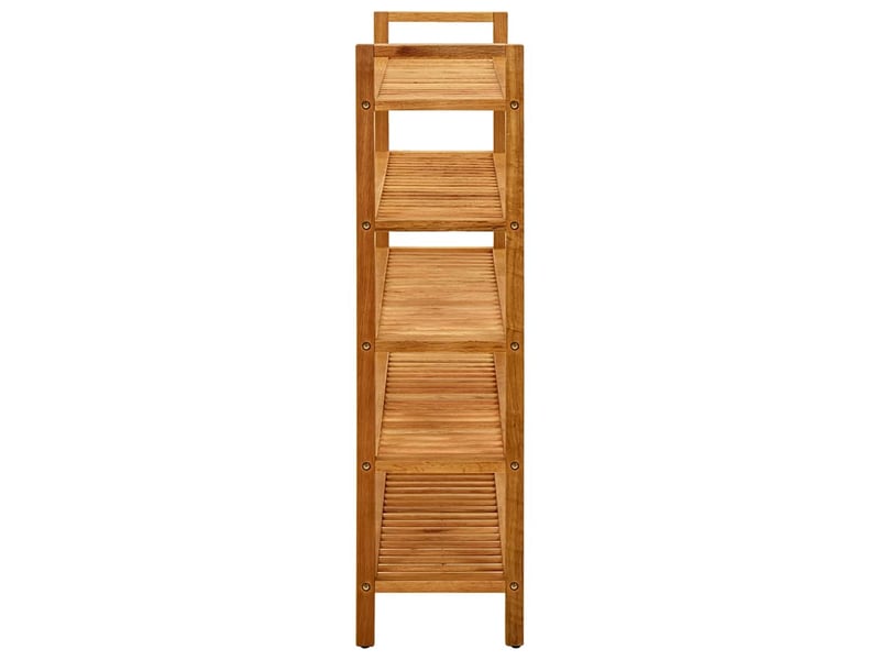  Étagère à chaussures, meuble à chaussures à 5 niveaux 100x27x100 cm chêne massif  - Conforama C