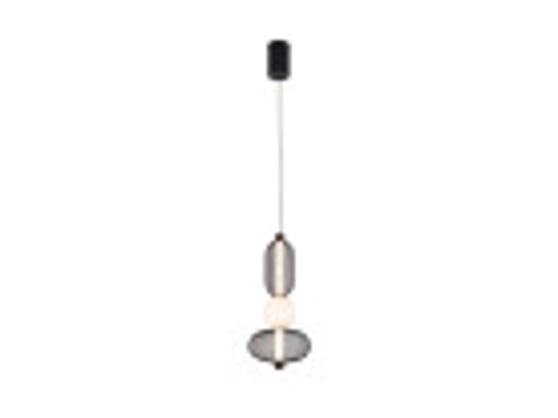  Fabrilamp mimosa, suspension, moderne, led, 13 w, 1430 lm, 4000 k, noir, 60-211 x 22 x 22 cm 250691329 - Conforama B