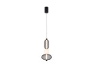 Fabrilamp mimosa, suspension, moderne, led, 13 w, 1430 lm, 4000 k, noir, 60-211 x 22 x 22 cm