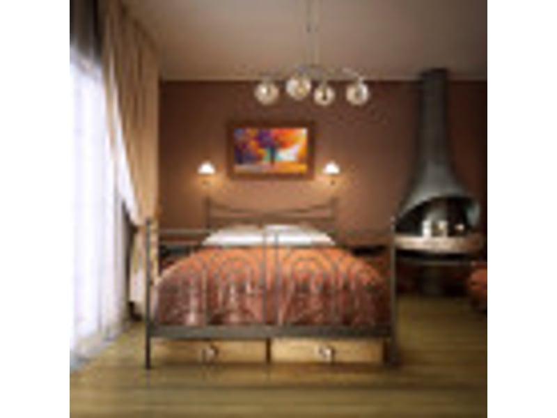  Fabrilamp varanasi, lampe, moderne, 4 x g9, cuir, 46-68 x 50 x 32 cm 154454014 - Conforama D