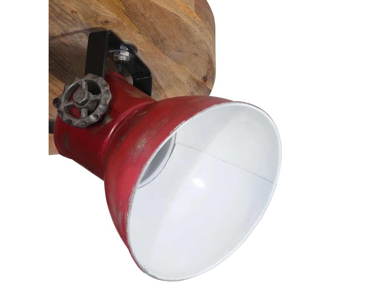  Plafonnier, lampe plafond 25 w rouge délavé 35x35x25 cm e27  - Conforama D