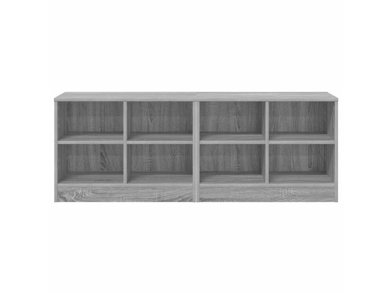  Armoire de lit 2 pièces sonoma gris 66x33x48 cm  - Conforama E