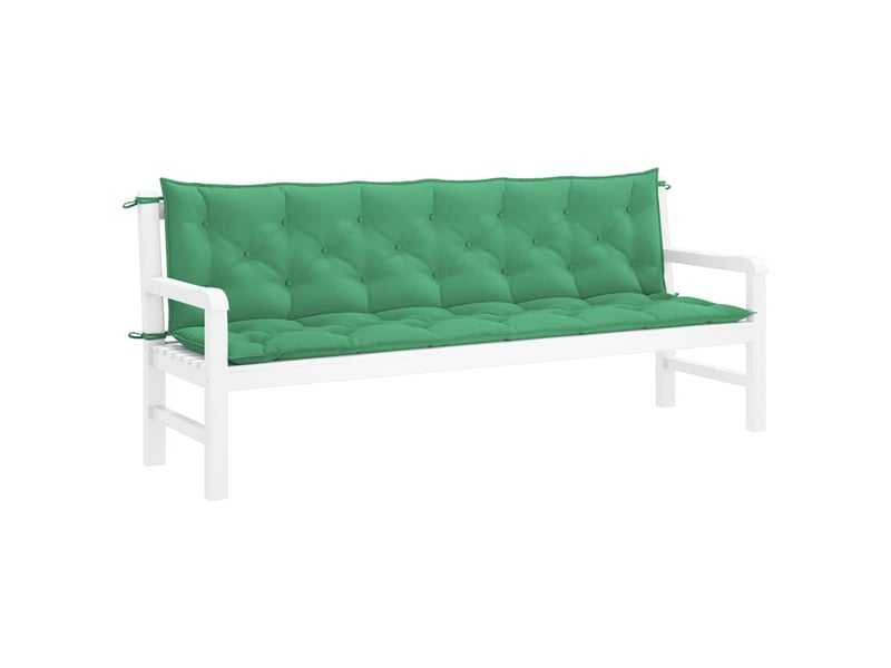  Coussin de banc de jardin, coussin d'assise vert 200x(50+50)x7 cm tissu oxford cf52859  - Conforama D