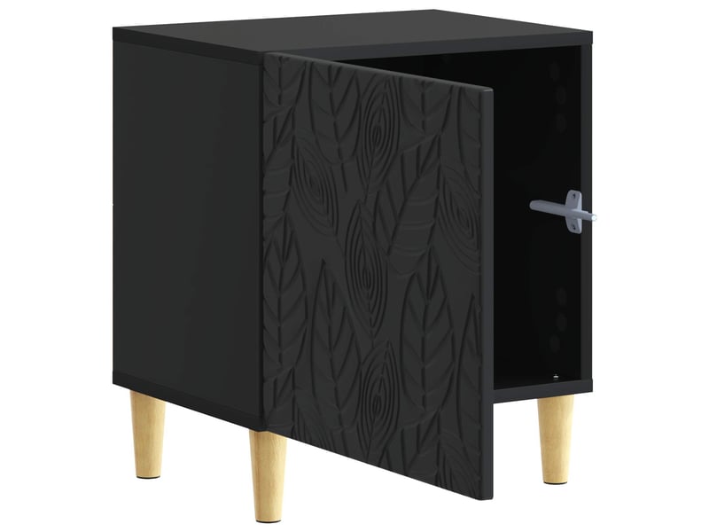  Table de chevet - cabinet de chevet - table de nuit 2 pièces noir 43 x 34,5 x 50 cm  - Conforama D