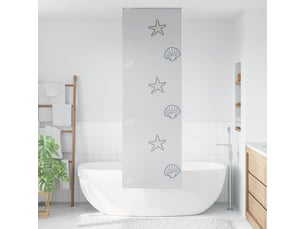 Store enrouleur de douche, store à rouleau 70x240 cm largeur du tissu 66 cm cf45050