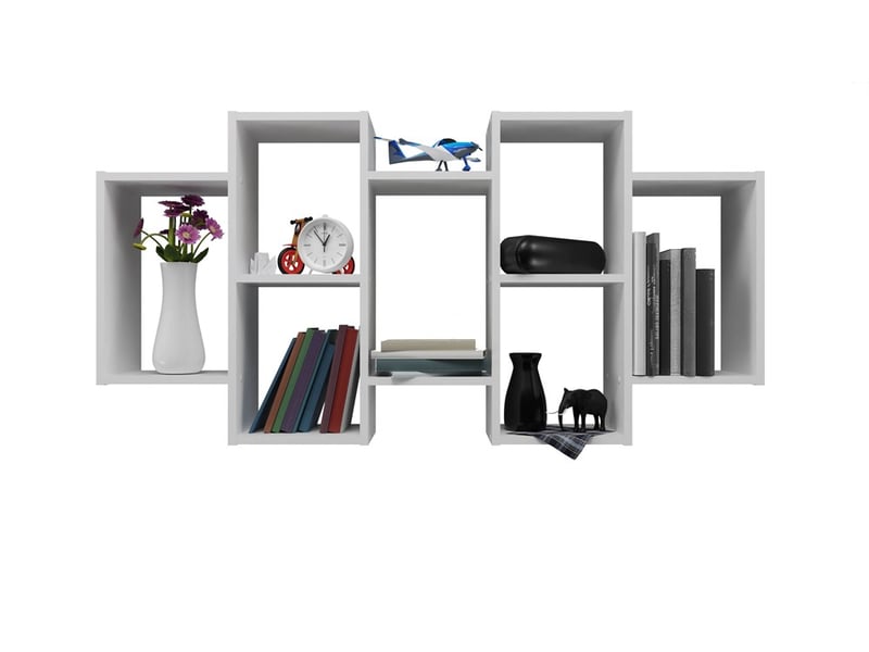  Bibliothèque bilbao 7.0 blanc topeshop_5904507200367 - Conforama D