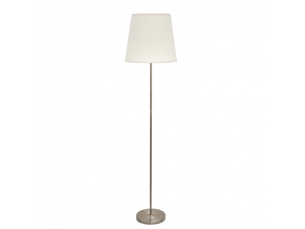 Lampadaire fabrilamp maldívas e27 coloris cuir beige 175 x 40 x 40 cm