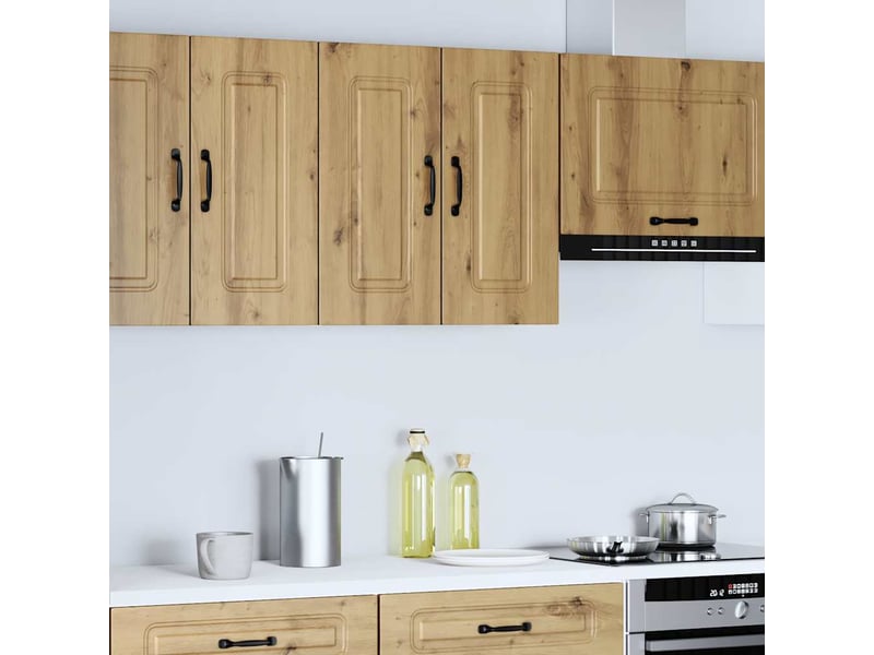  Armoire murale cuisine kalmar chêne artisanal bois d'ingénierie shl2751  - Conforama B