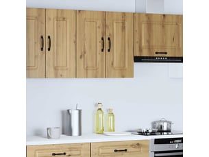 Armoire murale cuisine kalmar chêne artisanal bois d'ingénierie shl2751