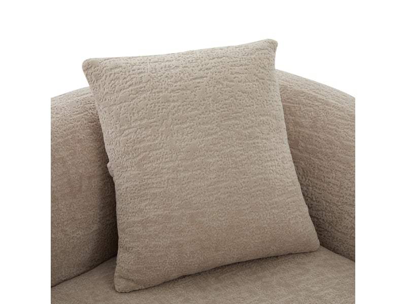  Canapé convertible 2 places chenille kaki - canapé-lit design moderne avec coussins inclus  - Conforama W