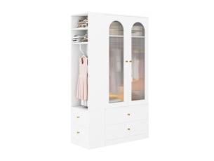 Armoire     DESVIAE  coloris blanc largeur 120 cm