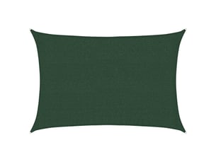 Voile d'ombrage - voile d'ombre - voile parasol 160 gm² vert foncé 2,5x3,5 m pehd
