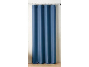 Rideau à anneaux mistolino 145 x 260 cm – tissé en france - 145x260cm - bleu marine