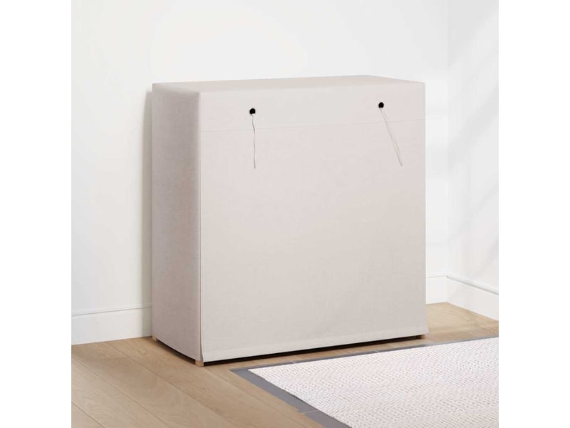  Meuble à chaussure | armoire à chaussures avec housse blanc 79x40x80 cm  tissu  - Conforama C