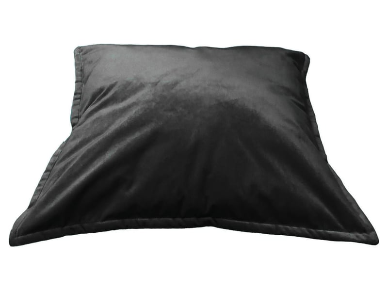 Coussin 60x60 cm VELVETIC coloris gris - Conforama B