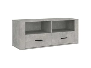 Meuble tv coloris gris 100 cm <strong></strong> <strong></strong>