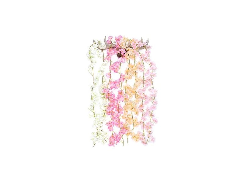  Pièce – champagne 180 cm 70 pouces fleur artificielle fleur de  - Conforama E