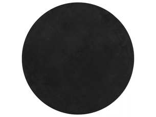 Tapis à poils courts doux lavable noir? 80 cm - comfortxl