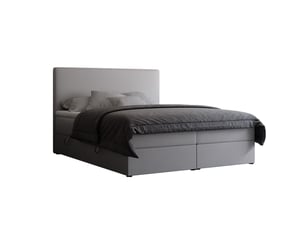 Lit coffre 160x200 cm IDOHOME GIULIA coloris gris