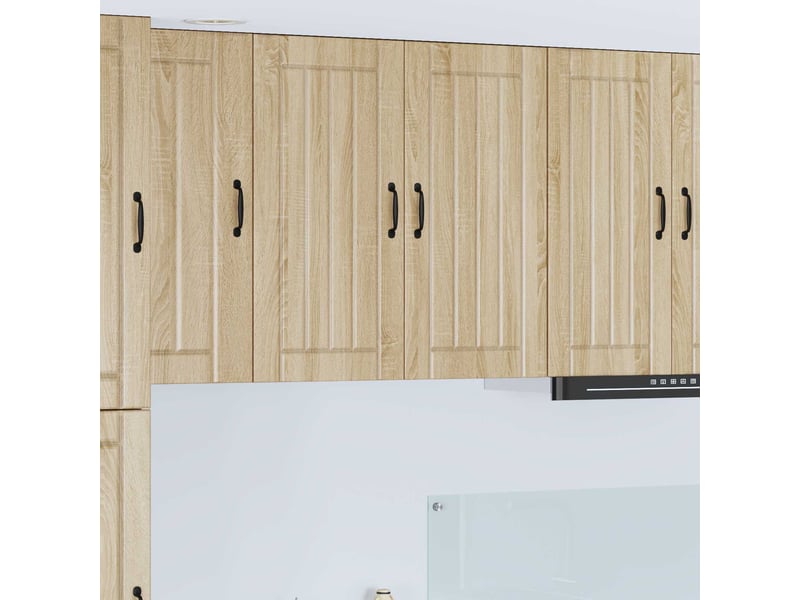 Meuble mural de cuisine, armoire de cuisine chêne sonoma 80x31x80cm shl7939 - Conforama B