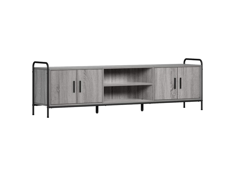 Meuble tv, banc tv 167,5x33x50 cm sonoma gris bois d'ingénierie - Conforama A