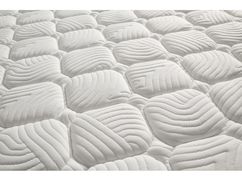  Matelas ressorts ensachés hybrid blanc 30 cm - 120x180 cm - fermeté élevée- moonia  - Conforama D
