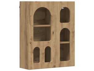 Armoire     <strong></strong> <strong></strong> coloris bois clair largeur 59 cm