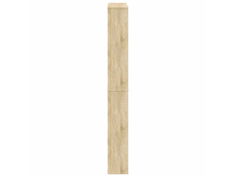  Meuble à chaussures 4 étagères avec miroir 63x17x134 cm chêne  - Conforama E