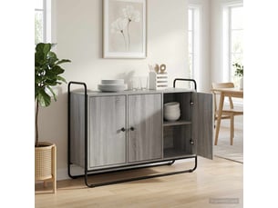Buffet    <strong></strong> <strong></strong> - 102 cm coloris gris 