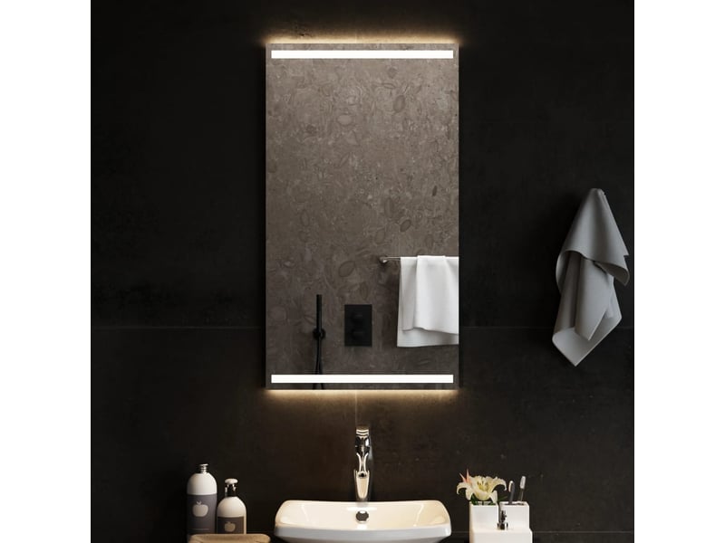  Miroir de salle de bain, miroir de toilette à led 50x90 cm cf62502  - Conforama B