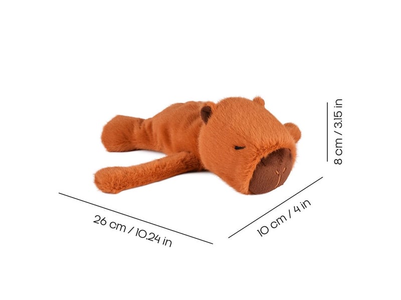  Peluche bracelet slap capybara podcoll - 25 cm  - Conforama C