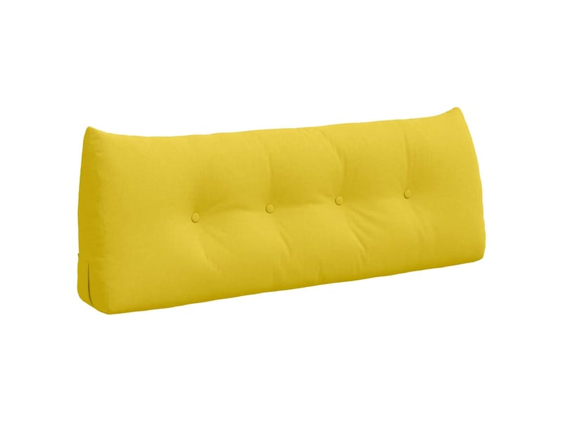 Coussin de dos, coussin de dossier jaune clair 120 x 24 x 50 cm tissu cf54770  - Conforama A