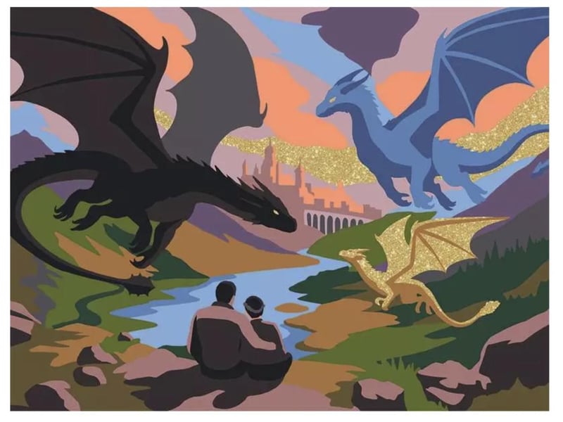  Creart adultes tendance - rebecca yarros: dragon love 233695 - Conforama B