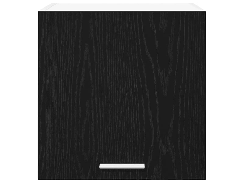  Lot de 2 armoires suspendues modernes avec grand espace de rangement 40 x 31 x 40 cm en bois d'ingénierie noir 02_0053180  - Conforama D