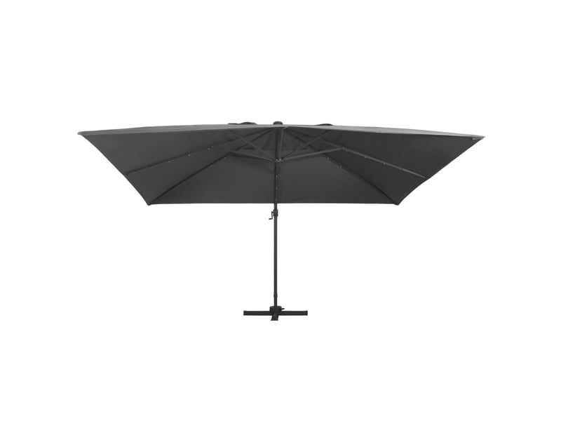  Parasol de jardin | parasol d'extérieur en porte-à-faux lumières led mât en aluminium shl3809  - Conforama B